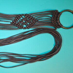 Macrame Woven Boho Hippie Belt
